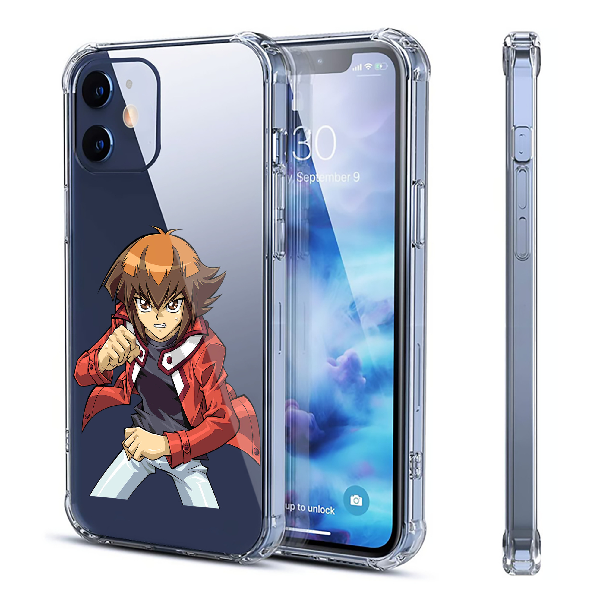 （画像用） 遊☆戯☆王 Yu-Gi-Oh! 【iPhone 12シリーズ対応】透明スマホケース（クリアソフトケース）